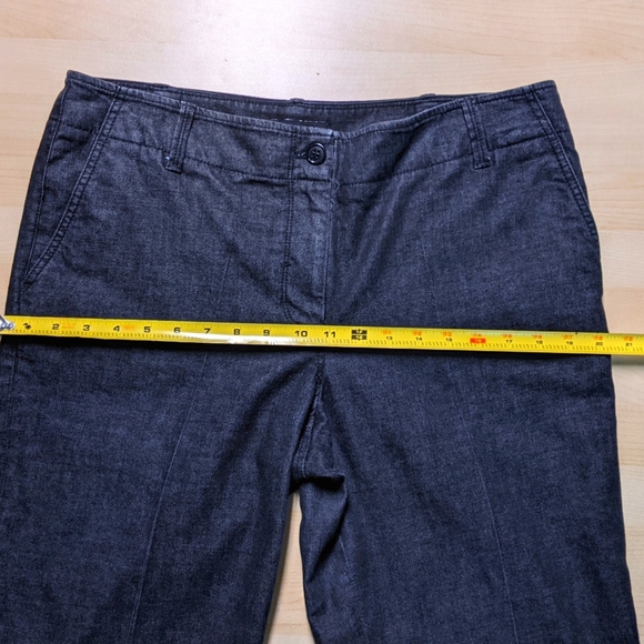 Talbots Signature Flare Charcoal Jeans, 12 - Picture 6 of 9